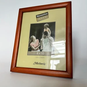 Michaels 8x10" Massivholz Foto Bilderrahmen abgerundete Kante MCM Staffelei Wandbild - Bild 1 von 9