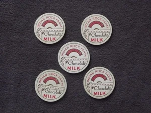 5 TAPAS DE LECHE CON CHOCOLATE INDIAN ROCK FARM, UXBRIDGE MASSACHUSETTS - Imagen 1 de 3
