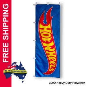 HOT WHEELS (BLUE) NOBORI FLAG - JDM NOBORI FLAGS - Bild 1 von 11