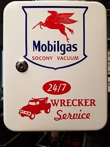 MOBILGAS 1950ER GASÖL-TANKSTELLE SCHLÜSSELBOX NEU - Bild 1 von 3