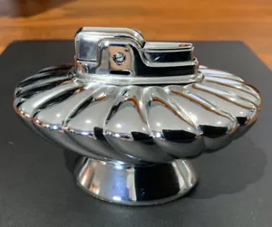 Tobacciana 1950s-60s Ronson Regal Chrome Table Petrol Lighter Excellent Working - Picture 1 of 13
