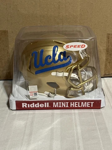 UCLA Bruins NCAA Riddell Speed Gold Mini Helmet Cover