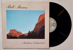 BILL STAINES Orig '82 MINERAL RIVER Private Folk Virgin Vinyl Autographed LP NM - Picture 1 of 2