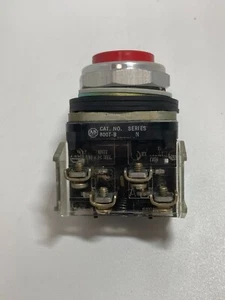 ALLEN BRADLEY 800T-B6A PUSHBUTTON RED EXTENDED 1NO/1NC SERIES N NNB - Picture 1 of 4