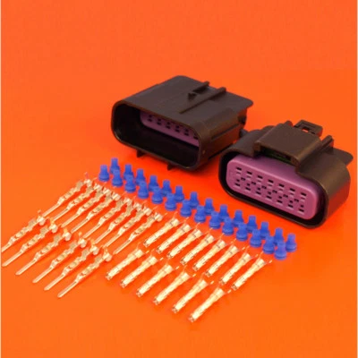 Genuine Delphi GT150 Series 14 Way Male Female Automotive Wiring Connector Kit  - Image 1 of 4