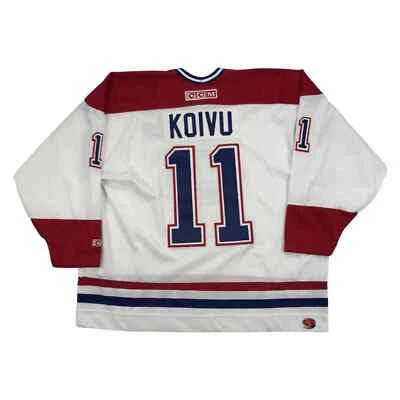 Camiseta deportiva de hockey vintage Montreal Canadians Saku Koivu años 90 NHL CCM rara talla XXL Foto 1 de 4