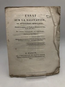 ESSAI SUR LA SALIVATION OU PTYALISME MERCURIEL. 1812. - Bild 1 von 3