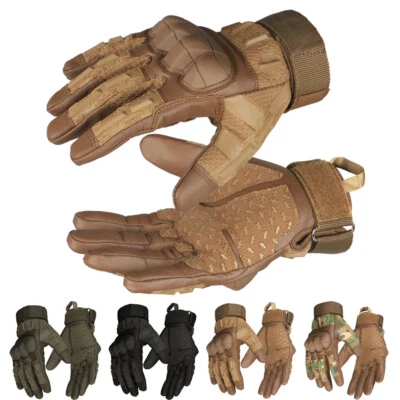 Tactical Gloves for Men Touchscreen Hunting Outdoor Airsoft Motorcycle Gloves - Image 1 of 4