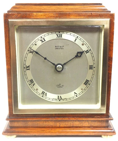Vintage 19th Original Solid Mahogany Bracket Clock English Elliott of London 16 Cover