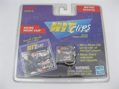 Hit Clips NSYNC Celebrity Micro Music 1 Minute Mix Tiger Hasbro 2002 N'Sync New - Image 1 of 4