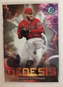 2021 Bowman Draft Sam Bachman #GNS-8 Genesis - Picture 1 of 2