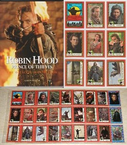 ROBIN HOOD CARDS & STICKERS Prince Thieves You PIck Complete your Set 1991 Topps