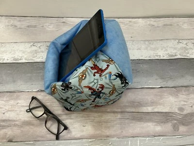 Justice League iPad tablet Holder Kindle cushion Beanbag stand - Image 1 of 4