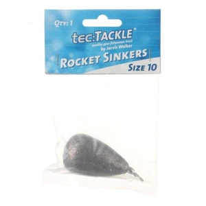 1 Pack of Jarvis Walker Size 10 Rocket Sinkers - 280gm Bomb and Swivel Sinker - Picture 1 of 1