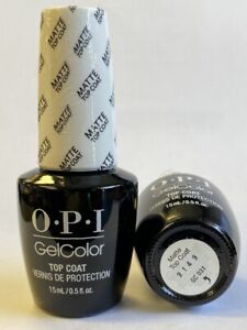OPI Gelcolor MATTE TOP COAT - GC 031 Soak Off Gel Nail Polish 15ml /0.5fl.Oz