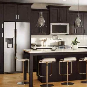 USA 33 in. W x 24 in. D x 15 in. H Assembled Plywood Wall Bridge Kitchen - Picture 1 of 8