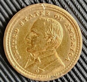 1903 Gold $1 McKinley Louisiana Purchase Commemorative $1 Cleaned Ex Jewelry
