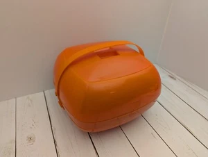 Vintage MCM Orange Picknick Master Camping Full Set Service für 4 - Bild 1 von 15
