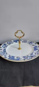 Wedgwood Hibiscus Handled Serving Tray Accent - Picture 1 of 1