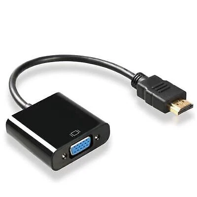 HDMI auf VGA  Adapter Konverter Kabel 1080p Video - Bild 1 von 3