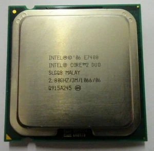 Intel Core 2 Duo E7400 - SLGQ8 - 2,80 GHz - Sockel 775 - MALAY #40 - Bild 1 von 2