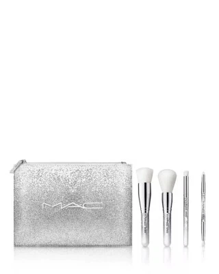 Juego de 5 cepillos M.A.C Brush Of Snow Essential (426S, 427S, 519S, 517S) Nuevo en caja Foto 1 de 4