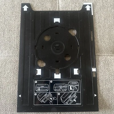 Bandeja de impresión de CD Epson 1400 1430 OEM impresiones tamaño estándar solo CD/DVD Foto 1 de 4