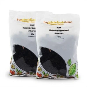 Organic Blueberries Unsweetened (Bilberries) 250g | BWFO | Free UK Mainland P&P - Picture 1 of 1