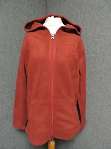 Sheego Ladies Casual Fleece Jacket Wine UK 14/16 LN021 TT 20 - Picture 1 of 4