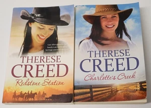 Therese Creed Novels x2 - Redstone Station & Charlotte's Creek - Picture 1 of 2