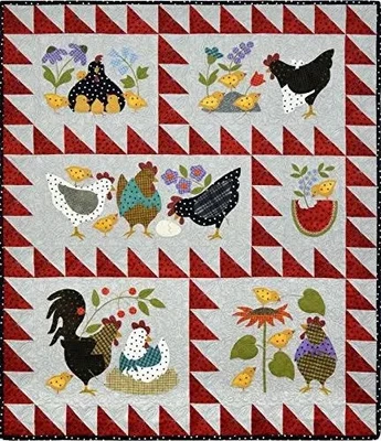 All Through the Night~"Here a Chick, There a Chick" Quilt Patterns~6 Patterns - Image 1 of 2