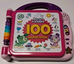 Leap Frog Scout & Violet 100 Words Book English & Spanish - Picture 1 of 5