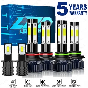 LED Headlights Fog Lights Bulbs For Chevy C1500 K1500 Silverado Pickup 1990-1998 - Picture 1 of 15