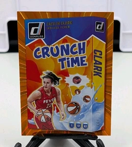 CAITLIN CLARK 2025-26 DONRUSS WNBA CRUNCH TIME ORANGE LASER FEVER /399  - Bild 1 von 10