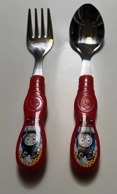 Zak! ¡Juego de cubiertos Designs Thomas & Friends Easy Grip rojo para niños pequeños! (Sin paquete) Foto 1 de 2