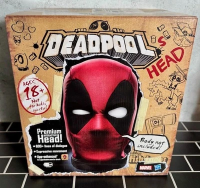 *DEADPOOL* CABEZAL PARLANTE INTERACTIVO PREMIUM 2025 Hasbro ¡SELLADO DE FÁBRICA Y SIN USAR! Foto 1 de 4