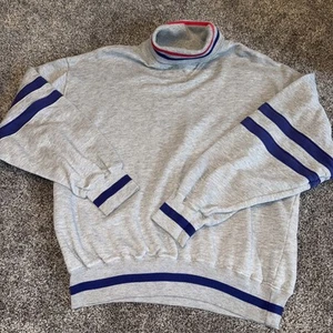 Felpa girocollo vintage Great Lakes Recreation grigia, viola, rosa donna M - Foto 1 di 8
