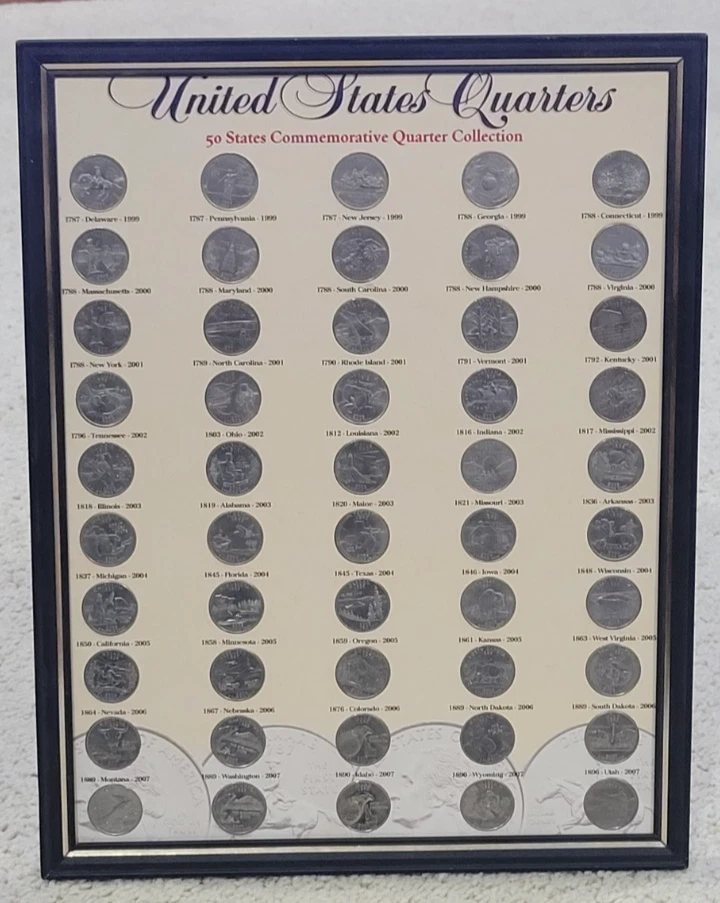 Circulated 50 State Set US State Quarters (1999-2008) for sale | eBay