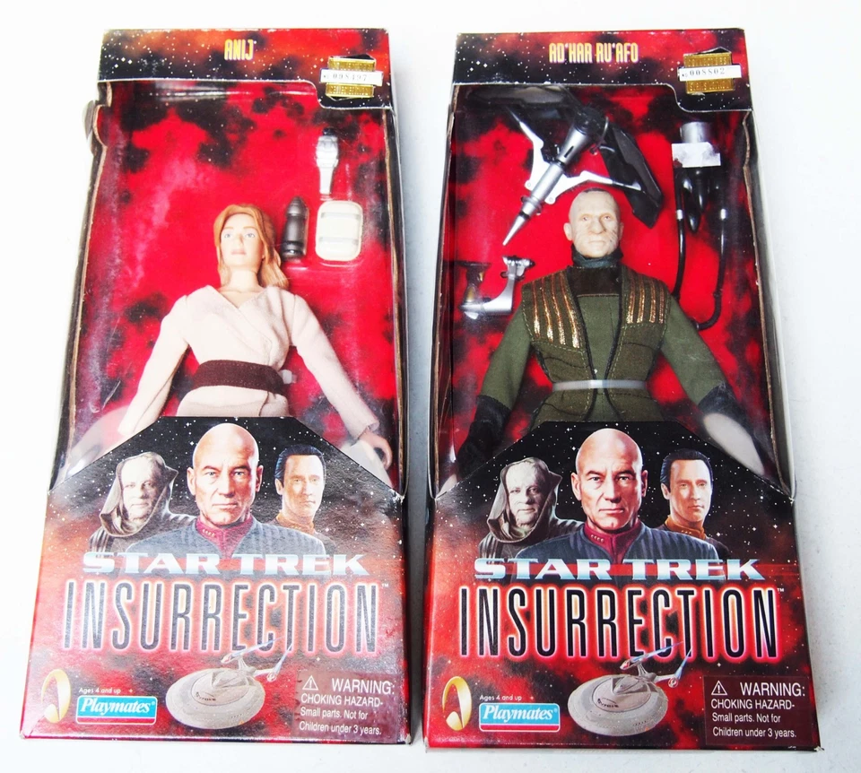 Playmates Toys Star Trek: Insurrection Adhar Ruafo Poseable With Cloth In Sona Command Uniform Action Figure