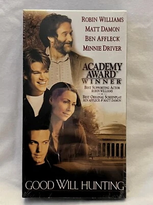 Good Will Hunting (VHS, 1997) Robin Williams Matt Damon - Brand New Sealed - Image 1 of 4