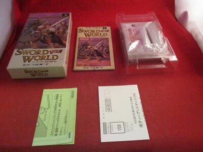 Sword World Super Famicom COMPLETE w/ Box manual game US SELLER - Image 1 of 2