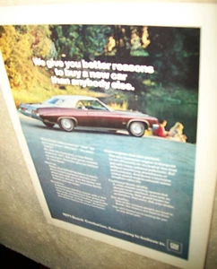 1971 Buick Centurion mid-size-mag car ad -"We give you a better reason" - Picture 1 of 1