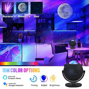 LED Sternenhimmel Lampe Projektor BT & WIFI Galaxy Musik Starry Stern Nachtlicht - Bild 1 von 11