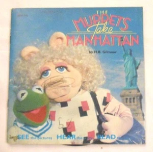 See Hear Read The Muppets Take Manhattan by H.B. Gilmour 1984 book & record set - Imagen 1 de 6