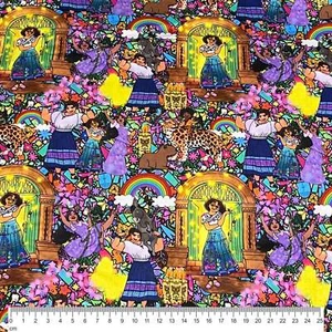LC2719 Disney Encanto Woven Cotton - Picture 1 of 1