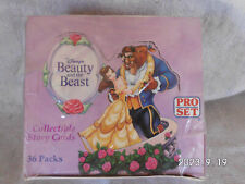 1992 Pro Set Disney's Beauty and the Beast Factory Sealed Box 36 Packs