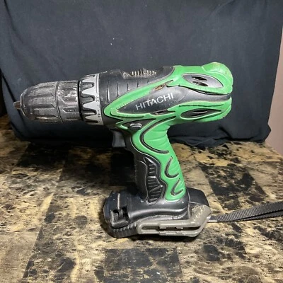 Taladro atornillador inalámbrico Hitachi DS18DVF3 verde 18 V 1/2" portabrocas sin llave Foto 1 de 4