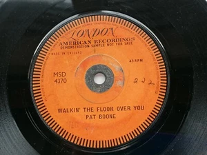 PAT BOONE   UK ONE SIDED LONDON DEMO  WALKING THE FLOOR OVER  YOU - Bild 1 von 3