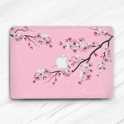 Cherry Blossom Japanese Floral Pink Hard Case For Macbook Air 13 Pro 16 13 14 15 - Image 1 of 4