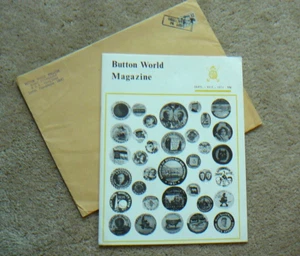 Button World Magazine No 1 Sep-Oct 1971 - Original Envelope Gary Lundquist NM - Picture 1 of 4